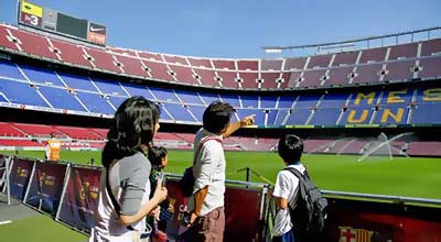 Tour al Camp Nou de Barcelona