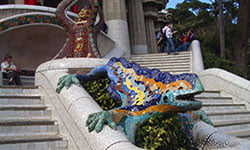 Entrada al Parc Güell de Gaudí